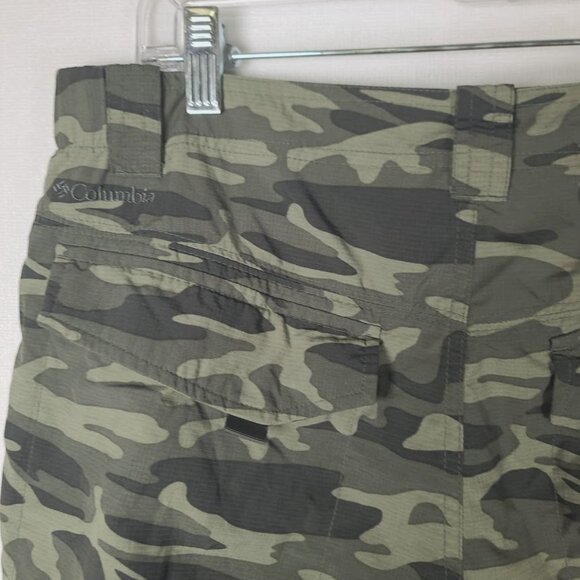 Columbia Men's Green Camouflage Omni-Shade Stealth Cargo Pant Size 36X30 - Picture 8 of 10